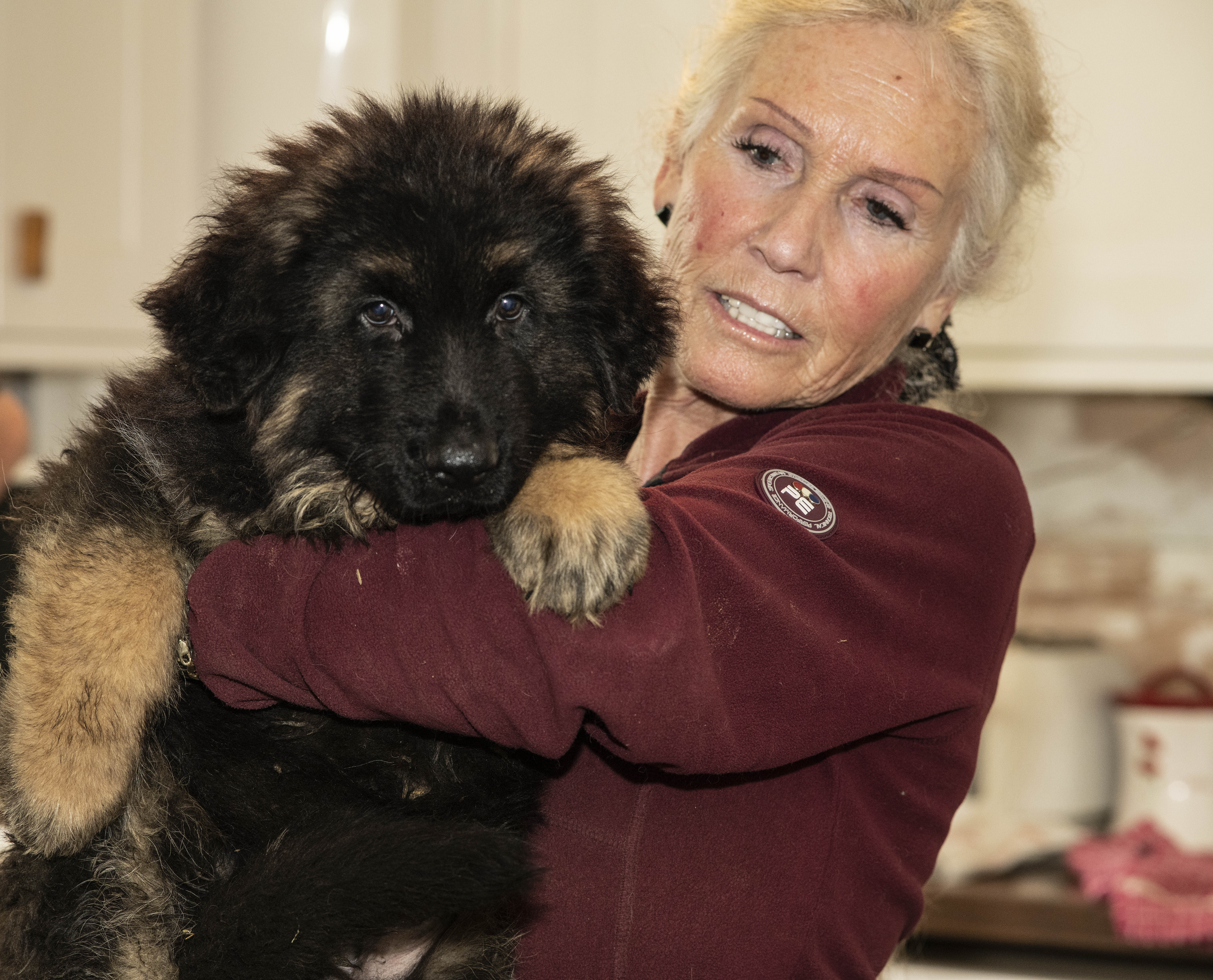 Carol with Guccis and Bambis Boyus 8 weeks old 